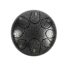Rain Drum - Rain Drum for Garden Outside When It Rains, Rains Drums for Outside Garden, Chakra Drum for Rain Outdoor, 6 Inches 8 Note, Waterproof Mus