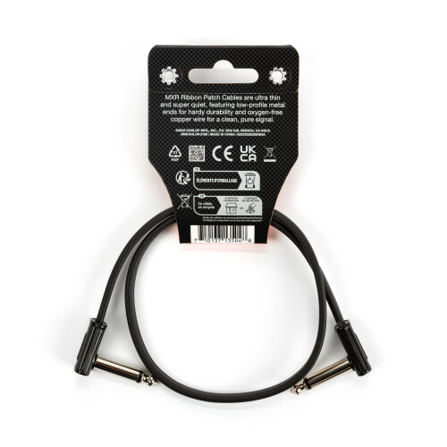 Jim Dunlop MXR 18-Inch Ribbon Patch Cable, Black (DCPR018) 2
