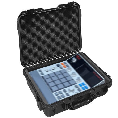 Hard Case for Akai Professional MPC Sample, Equipped with Comfortable Carry Handle and Customizable Foam Interior