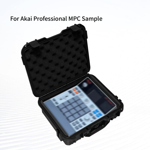 Hard Case for Akai Professional MPC Sample, Equipped with Comfortable Carry Handle and Customizable Foam Interior 2