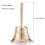 Homelavie Small Solid Brass Hand Call Bell for Dinner Teacher Handbell (M) 2