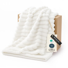 Bedsure Soft Cozy Throw Blanket for Couch Decor Gift Off White 50"x70"