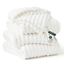 Bedsure Extra Soft Large Fleece Blanket for Bed Off White 120"x120"