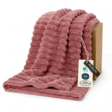 Bedsure Soft Throw Blanket for Couch Decor Gifts Dusty Pink 50"x60"