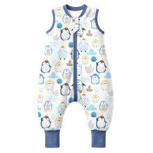 MIKAFEN 2.5 Tog Sleeveless Toddler Sleeping Bag with Feet, 70cm/6-18 Months