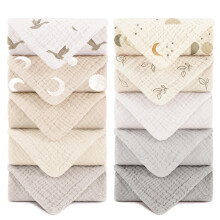 Susurration Muslin Cloths for Baby, 100% Cotton Baby Muslin Squares Cloths for Newborn Boy and Girl, Soft, Breathable and Extremely Absorbent Baby Mu