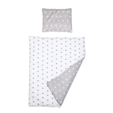 Baby Comfort 2 Piece Kids Bedding Set 100x75 cm Duvet Cover & Pillowcase for Toddler Cot 12M+ (Big Stars)