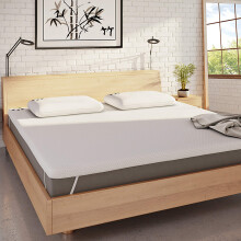 Panda - The Topper | Gel Infused Memory Foam Bamboo Mattress Topper | 2 Inch Thick | Orthopaedic Neck, Spine, Hip Support | Adjustable Straps | Temper
