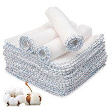 ViEinkaufen 20 Pack Muslin Face Cloths For Baby Muslin Cleansing Cloths