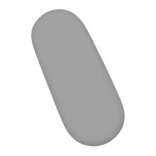 100% Cotton Baby Moses Basket Fitted Sheet/Jersey Oval Shape Sheet (Grey)
