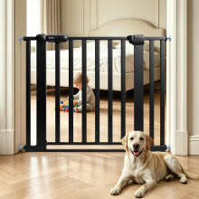 Extra Wide baby safety gates,extendable stair gate,Adjustable width 75-103 cm,No Drilling,Pressure fit,Auto Close Easy safety gates for dogs