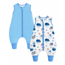 WYTbaby 2 pack Baby Sleeping Bag 1.5 Tog With Legs