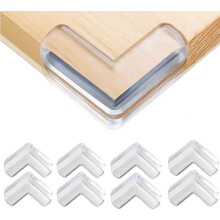 Corner Protectors, Clear Safety Bumpers for Table Sharp Edges, Table Corner Protectors for Sharp Edges On Glass, Wood, Metal, Transparent Furniture C