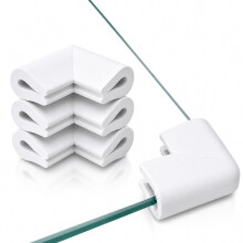Slim U-Shape Foam Table Corner Protectors for Kids with Self-Adhesive Tape