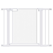 PawHut Pressure Fit Safety Gate for Doorways and Staircases, Dog Gate w/ Auto Closing Door, Pet Barrier for Hallways w/ Double Locking, Openings 75-1