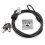 Laptop Lock, Tablet Lock Security Cable, 2 Keys Sturdy Steel Locking Kit Anti Theft Hardware Protection 1