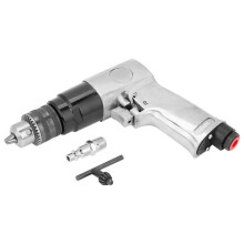 Taladro Neumático de 3/8" y 1700 Rpm, Taladro Neumático de Alta Velocidad, Herramienta de Rotación Reversible, para Taladrar Agujeros en Paredes,