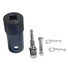 Jack Drill Bit Adapter Kit with 1/4" Drive Shank Multifunctional Electric Drill Adapter for Jack Conversion