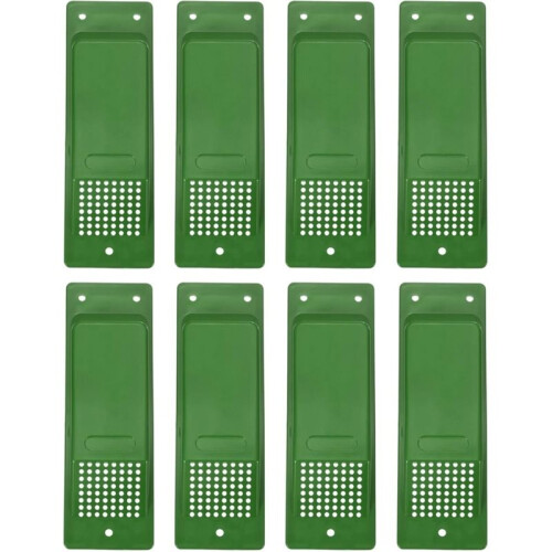 Kit de Ventilação para Contêineres de Carga de 8 Polegadas, Verde, com 8 Peças.