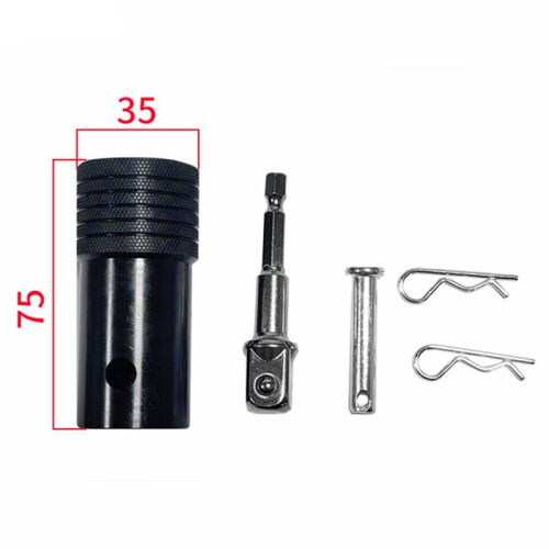 Jack Drill Bit Adapter Kit with 1/4" Drive Shank Multifunctional Electric Drill Adapter for Jack Conversion 1