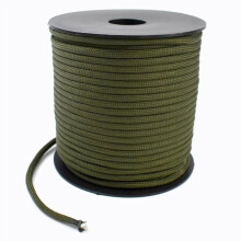 50 Meter 4 mm 550 Fallschirmseil-Säcke, Gewebte Kordel, Kletterseile, Campingseile, Paracord, Outdoor-Zelt-Befestigungssets, A