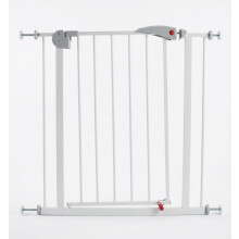 My Home Essentials Pressure Fit Secure Metal Safety Gate, Ideal for Babies & Pets, 74-86cm, White