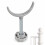 1Pc U-Shaped Alloy Stair Gate Banister Adapter Guardrail Fixator Silver 1