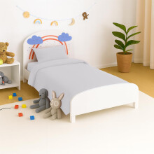 crazypriceuk Baby Cot Bedding Set – 2 Piece Duvet Cover (12090 cm) & Pillowcase (6040 cm), Soft Cotton Blend, Washable, Breathable Nursery Beddi