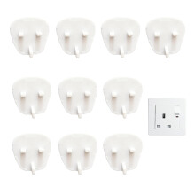 10 Pack Safety Plug Socket Covers UK, Baby Proof Socket Protectors