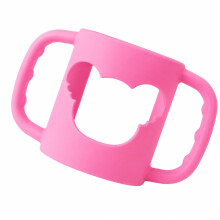 Silicone Baby Bottle Handles, Ergonomic Bottle Holder for Wide Neck Bottles(Fits Diameter >5.5cm), Soft Anti-Slip Easy Grip Feeding Trainer Sleeves,