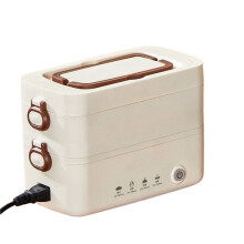 Portable Electric Heated Lunch Box with Automatic Shut-Off,Ideal for Offices Workers, Travelers, and Home Meal Prep.