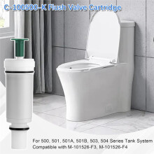 C-100500-K Flush Valve Cartridge Assembly for 500 501 503 504 Pressure Assist Tanks, Fits M-101526-F3 F4