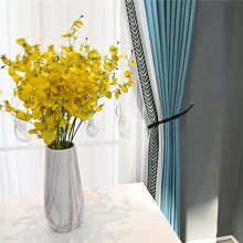 Outdoor Curtain Tiebacks Rope Curtain Holders, Braided Curtain Holdbacks for Indoor Outdoor Use, 4 Pack