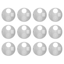 12 Discos de Entrada para Núcleos de Colmenas, Suministros de Apicultura, Puertas de Entrada para Colmenas, Herramientas de Apicultura de Acero
