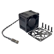 RC Motor Fan 4028 25000RPM Fast Cooling Fan with Cover for ARRMA 1/5 1/6 1/7 1/8 RC Car 4292 4282 4274 Motor