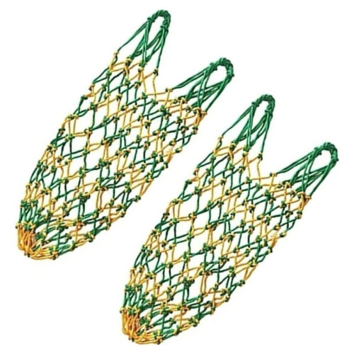 2pcs Slow Feed Hay Net,Durable Hanging Hay Feeder for Stables, Trailers, and Equestrian Events 2