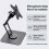 Support Pliable pour Écran Support pour Écran avec Rotation à 360 et Support Réglable pour Tablette Support Articulé pour Bureau 4