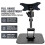 Support Pliable pour Écran Support pour Écran avec Rotation à 360 et Support Réglable pour Tablette Support Articulé pour Bureau 5