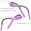Hands Free LED Neck Reading Light,Ideal for Bedside Reading, Travel, and Exercise,Night Running Gear 3