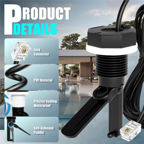 GLX-FLO-RP Flow  with Cable and Tee Replacement for  AquaRite Salt Chlorine Generator System 2