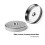 53mm Stainless Steel Coffee Shower Screen, Espresso Water Diffuser for  8 Series  Coffee Machine 5