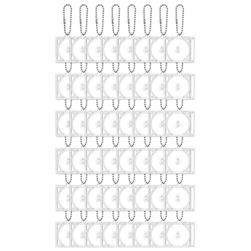40  Chaveiros com Porta-CDs para Decoração de Mochilas e Presentes DIY 2