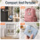 40  Chaveiros com Porta-CDs para Decoração de Mochilas e Presentes DIY 8