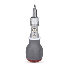 Steel Ratchet Screwdriver Set Adjustable Angle 8 Screw Driver Bit for Home Electronics Auto Repair