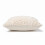 Homescapes Embossed Botanical Leaves Cushion with Cover, Beige 3