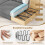 3 Seater Waffle Fabric Sofa 215cm Large Modern Sofa Couch Seats Settee 2 Pillows 11