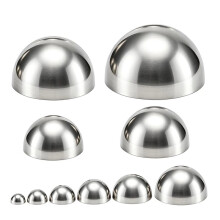 10 Moules Demi-Ronds en Acier Inoxydable de Tailles Différentes, Outil pour Couvercle en Céramique, Presse à Poterie pour la Fabrication de Bols en