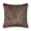 Homescapes Embossed Botanical Leaves Cushion with Cover, Brown 1