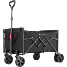 Klappbarer Transportwagen Garten Strand Camping mit Tragkraft bis 100 kg 65L — klappbarer transportwagen