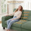 215cm Large 3 Seater Sofa Waffle Textured Fabric Upholstered Sofa Couch Seats UK 9